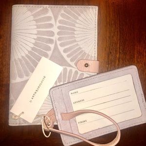 Anthropologie Passport Holder & Luggage Tag